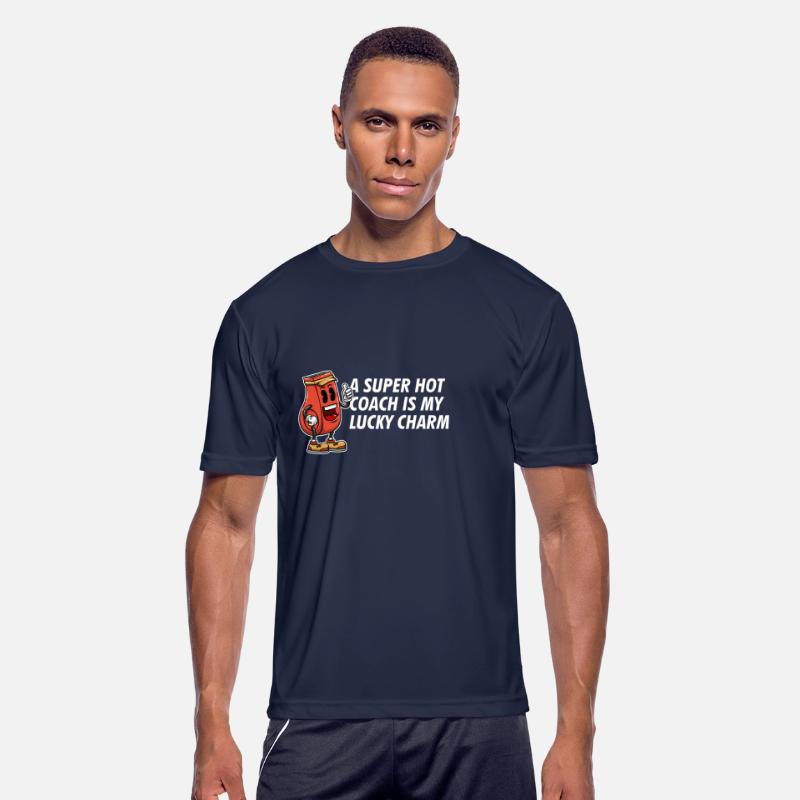 Super Hot Coach Is My Lucky Charm Funny Player Hum