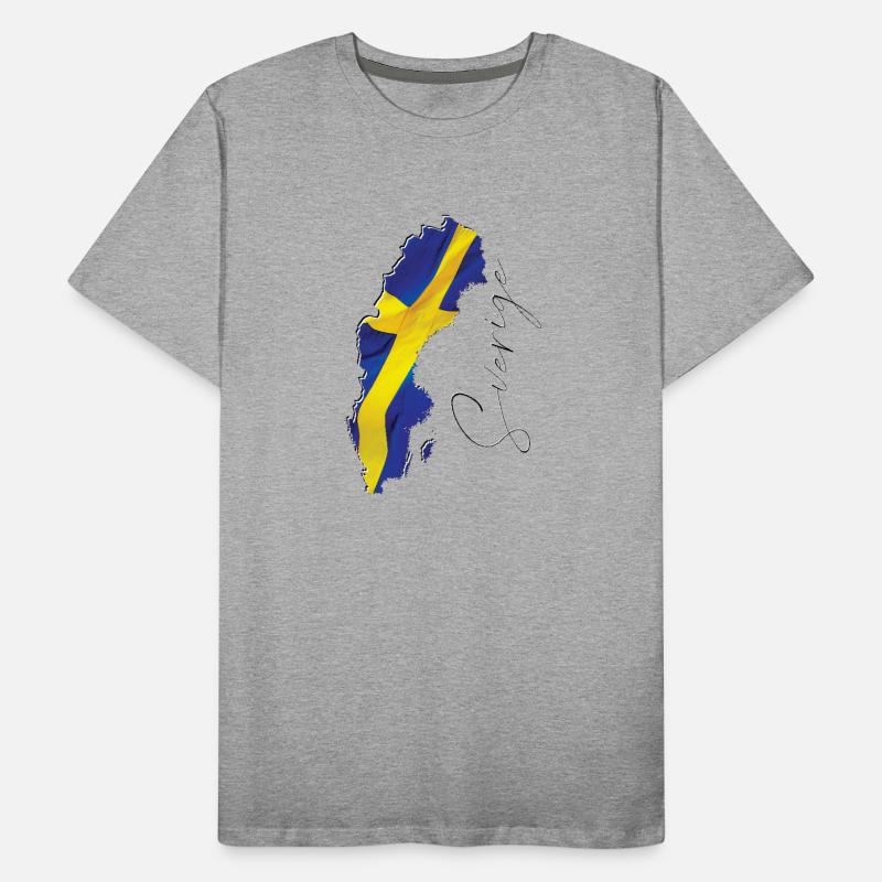 Sweden Flag in Sweden Map SE