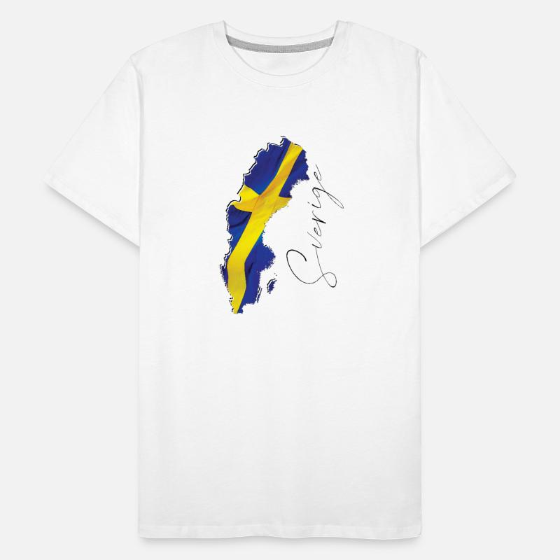 Sweden Flag in Sweden Map SE