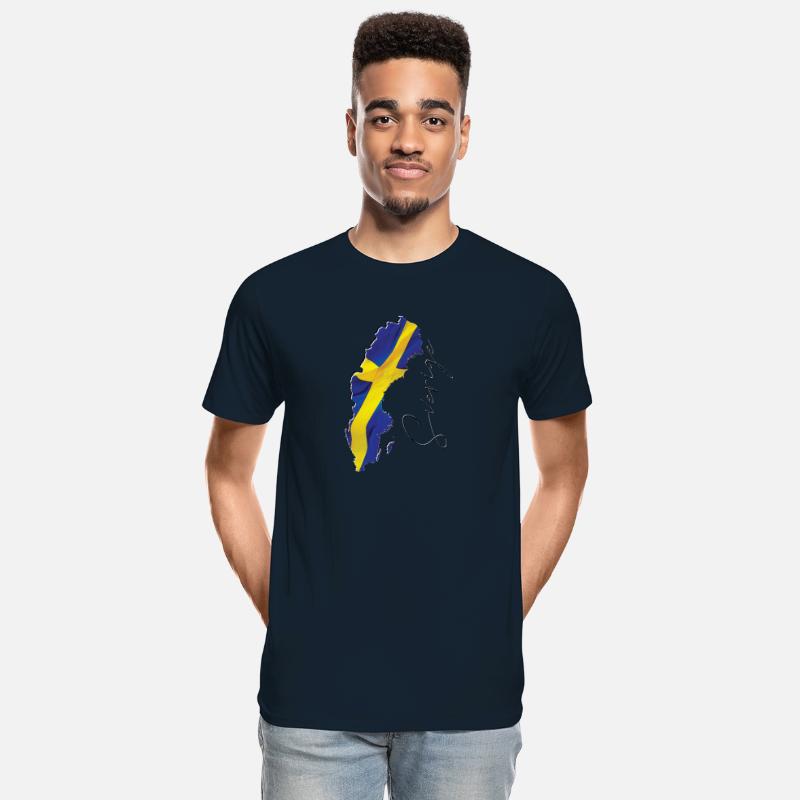 Sweden Flag in Sweden Map SE