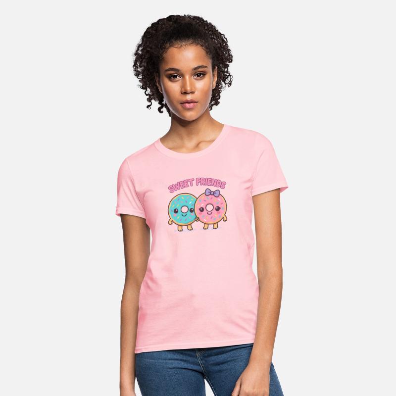 Sweet Donut Friends – Kawaii Pastel Treats T-Shirt
