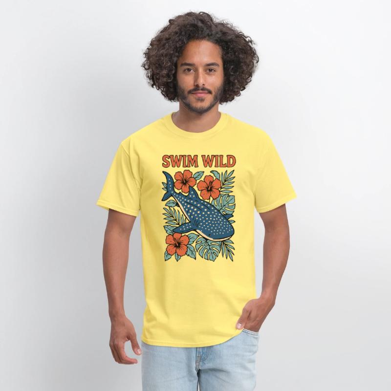 Swim Wild | Tropical Whale Shark Design