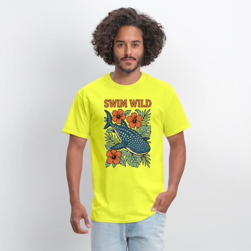 Swim Wild | Tropical Whale Shark Design