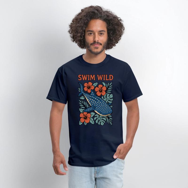 Swim Wild | Tropical Whale Shark Design