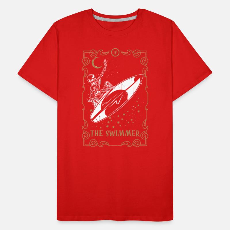 Tarot Card Occult Club Gothic Surfer Swimmer Surf