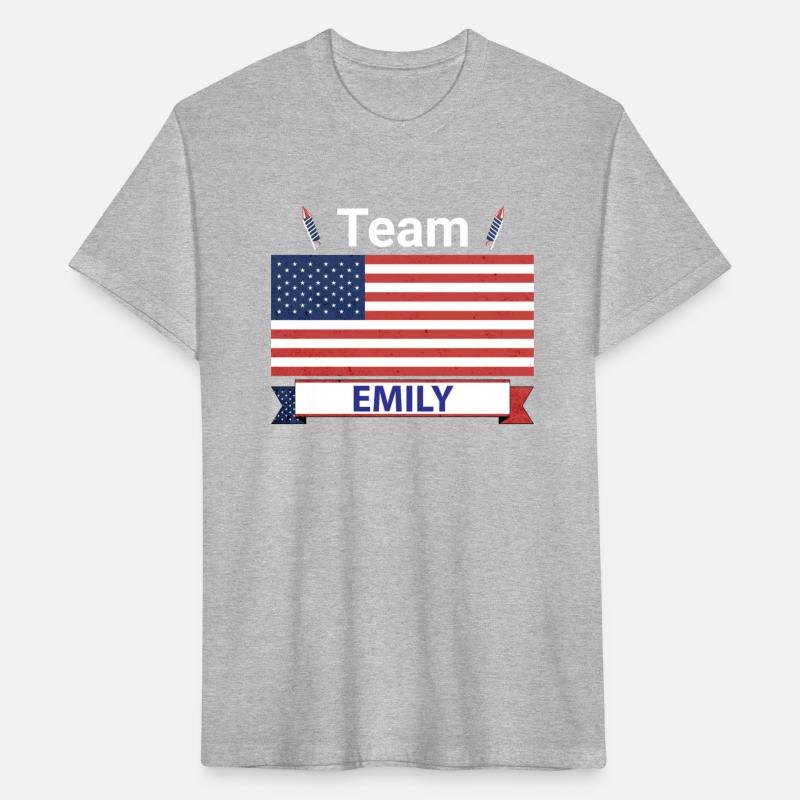 Team Emily USA American Flag Stars