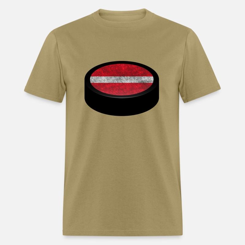Team Latvia Hockey Puck