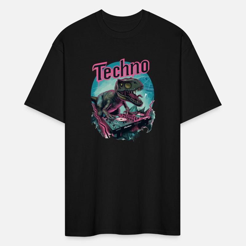 Techno DJ Rave Trex Dino T-Rex Dancefloor