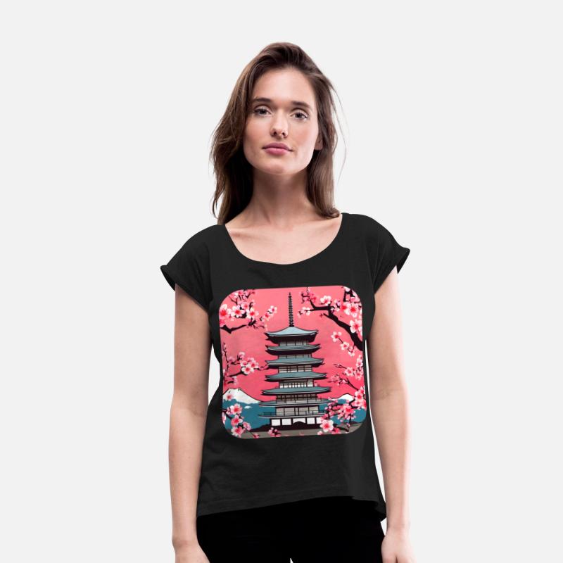 Temple Cherry Blossom Tokyo Travel