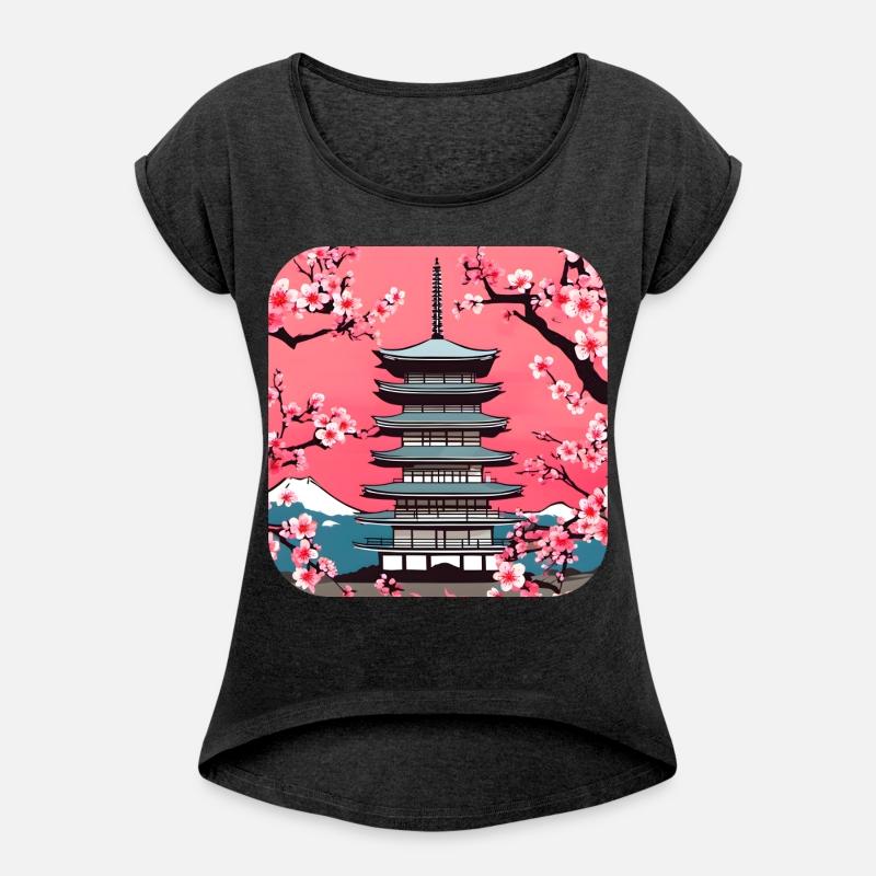 Temple Cherry Blossom Tokyo Travel