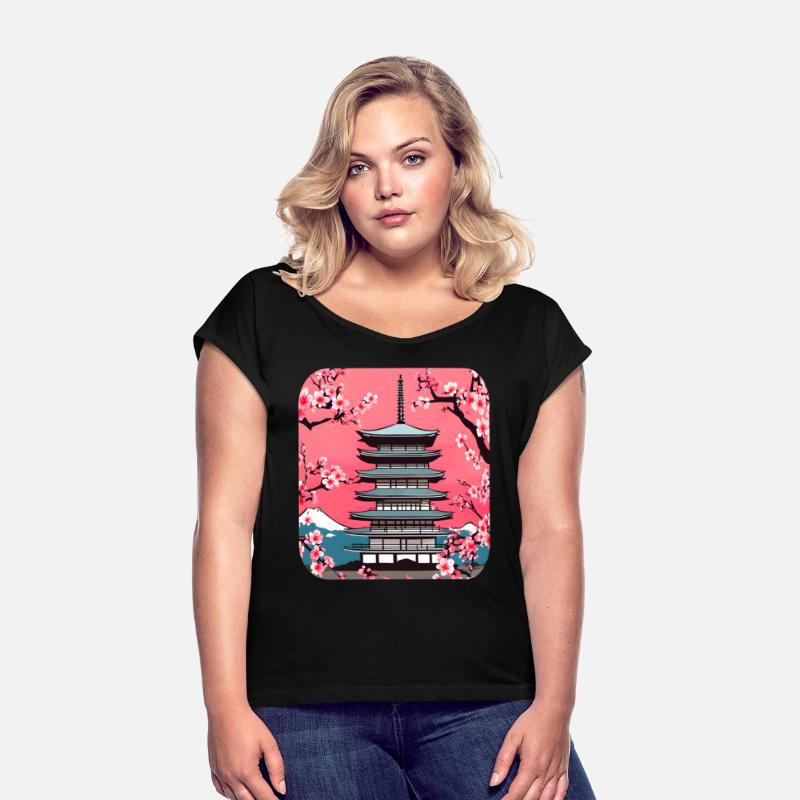 Temple Cherry Blossom Tokyo Travel