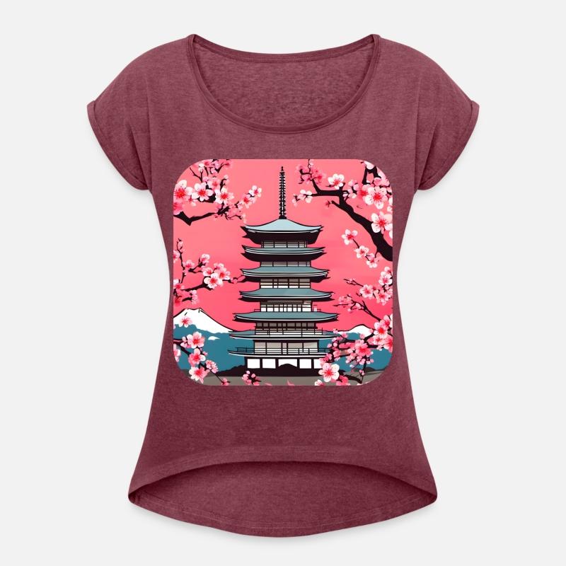 Temple Cherry Blossom Tokyo Travel