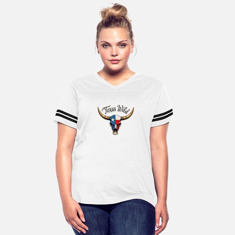 Texas wild longhorn skull TX flag cowgirl cowboy