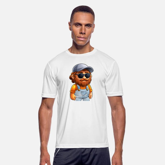 The Adventure-Fueled Trucker: Beard and Brown Hair