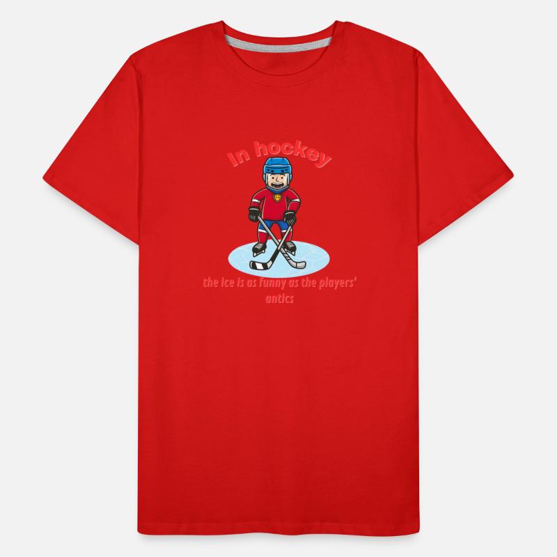 the ice is as funny as the players ice hokey