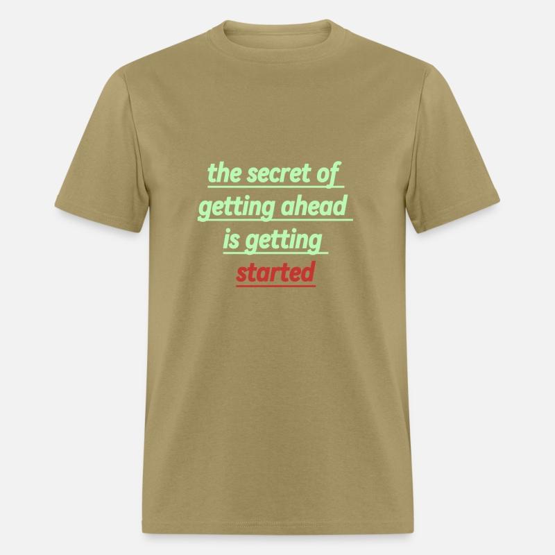 the secret of getting ahead is getting started