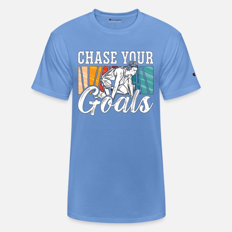 Track And Field Chase Your Goals Retro Sprinting