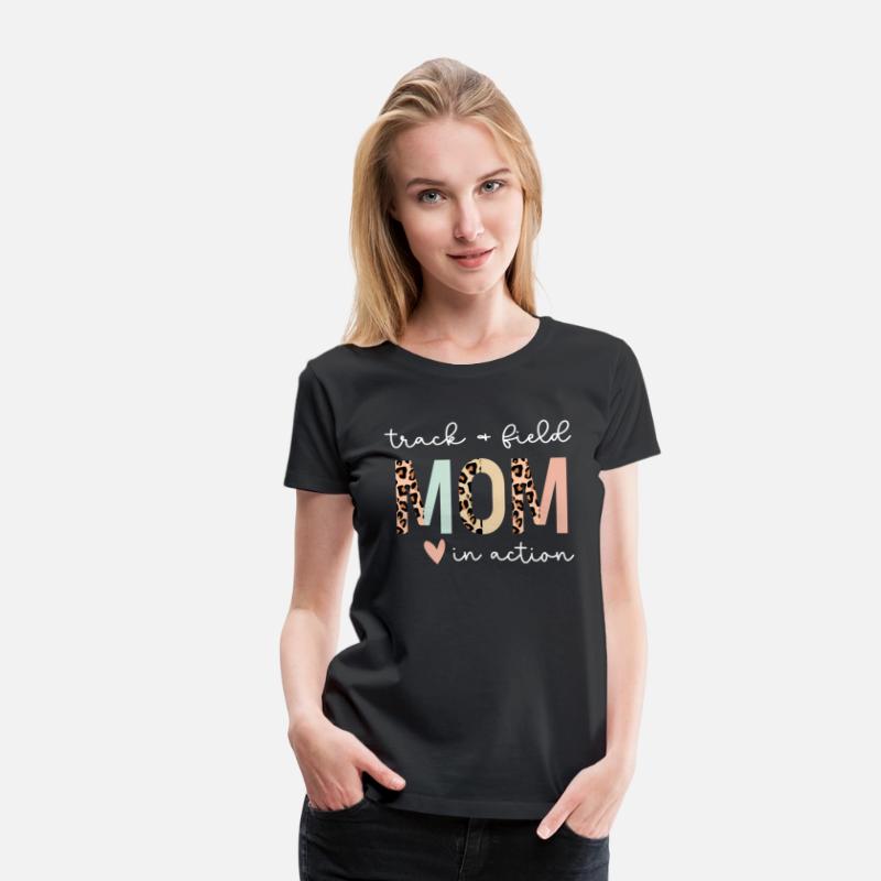Track And Field Mom Leopard