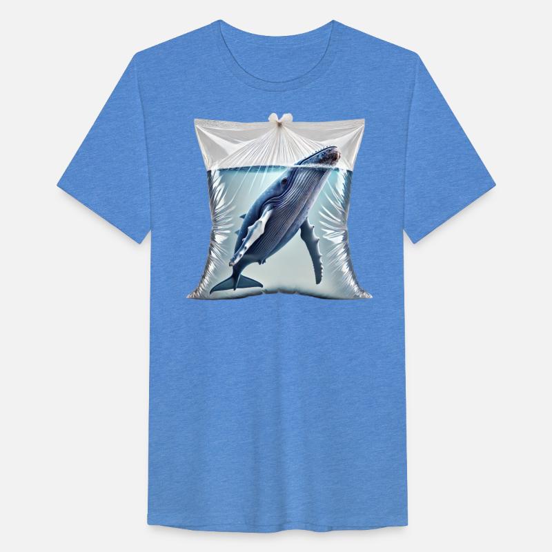 Trapped Whale in Plastic: Ocean Crisis Art