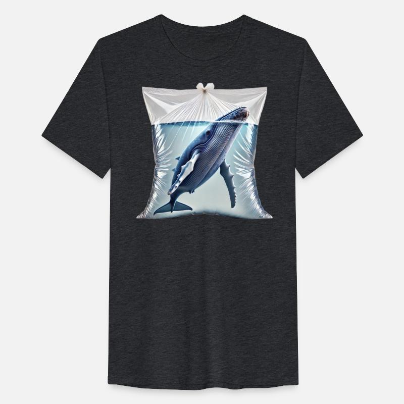 Trapped Whale in Plastic: Ocean Crisis Art