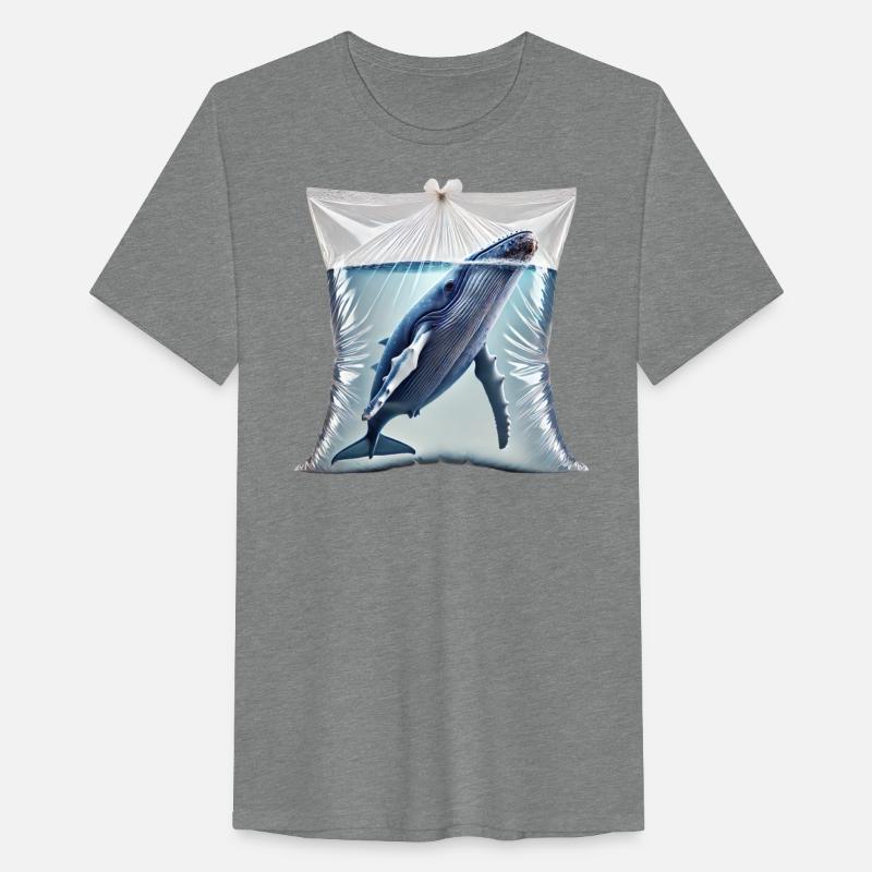 Trapped Whale in Plastic: Ocean Crisis Art