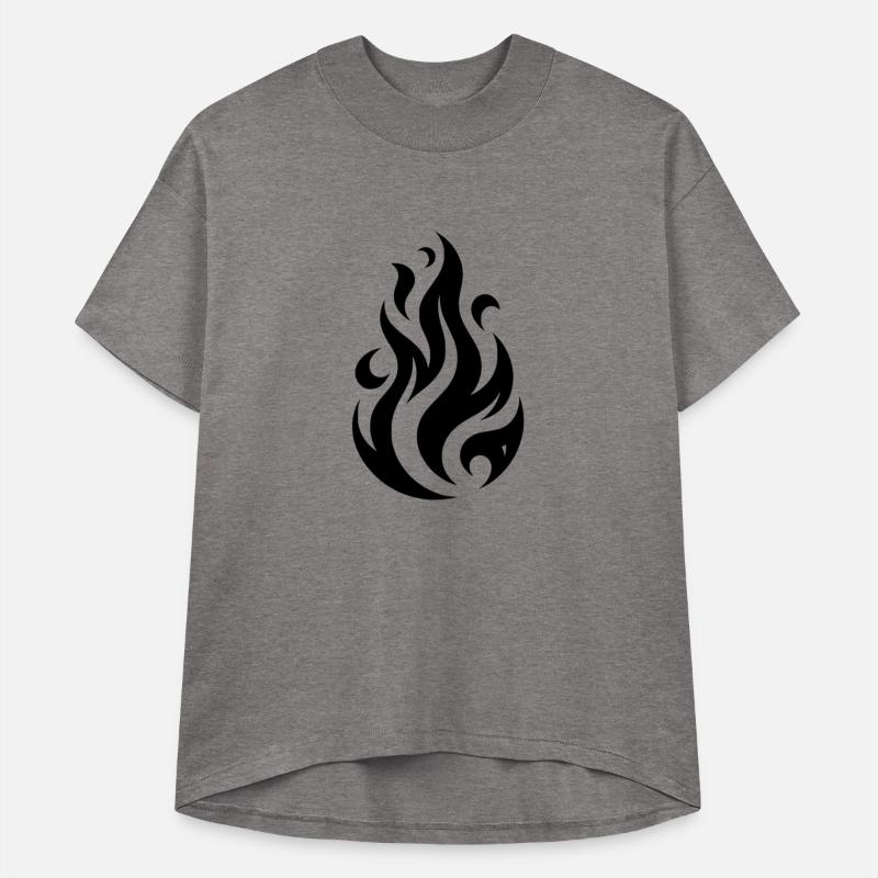 Tribal Tattoo Flames Fire Illustration Design