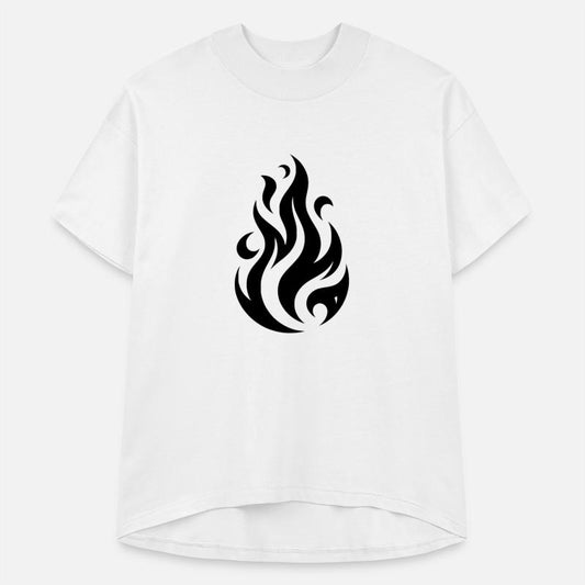 Tribal Tattoo Flames Fire Illustration Design