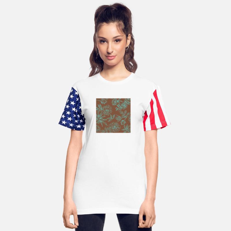 Turquoise roses on a chocolate background