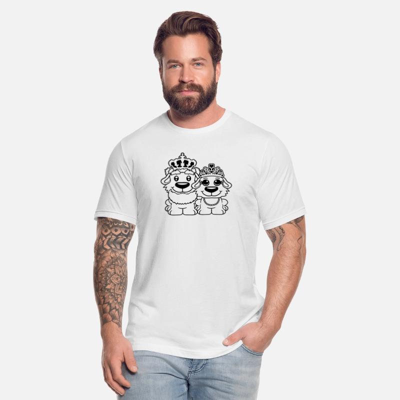 Two Dogs Crown King Queen Ruler 2 Majesty Couple