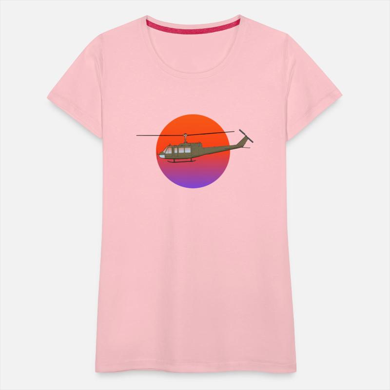 UH 1H Green with orange Sun