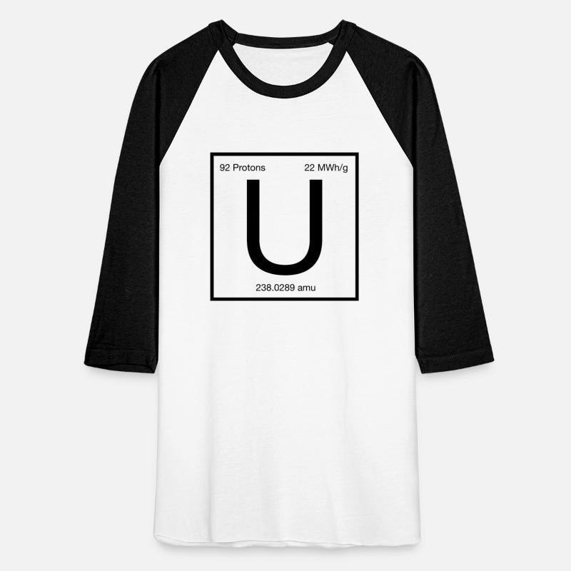 Uranium. Double-sided design. Black text.