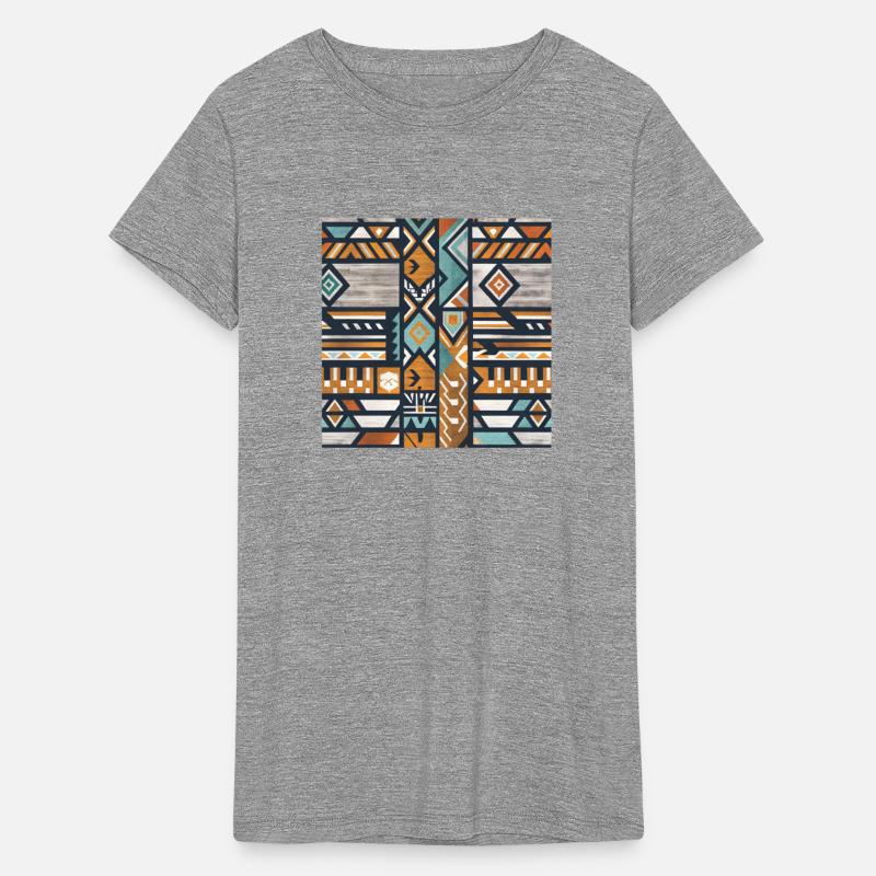 Urban Tribal Pattern - Aztec - Concrete and Wood