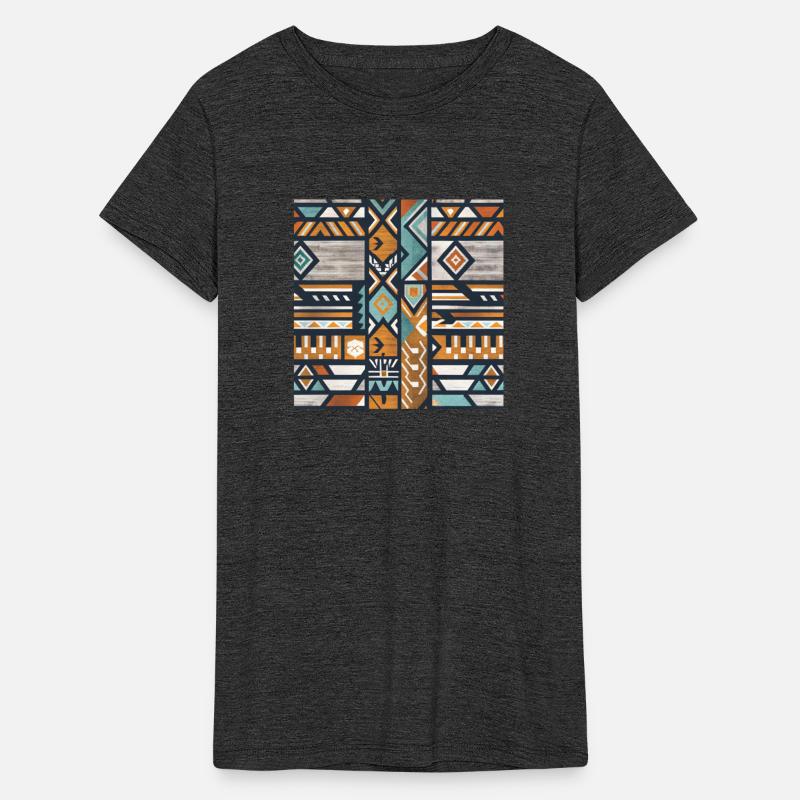 Urban Tribal Pattern - Aztec - Concrete and Wood