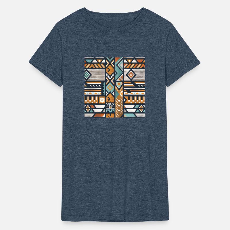 Urban Tribal Pattern - Aztec - Concrete and Wood