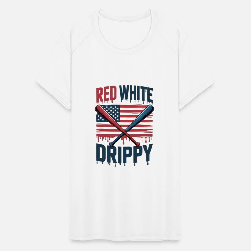 USA flag with baseball bats