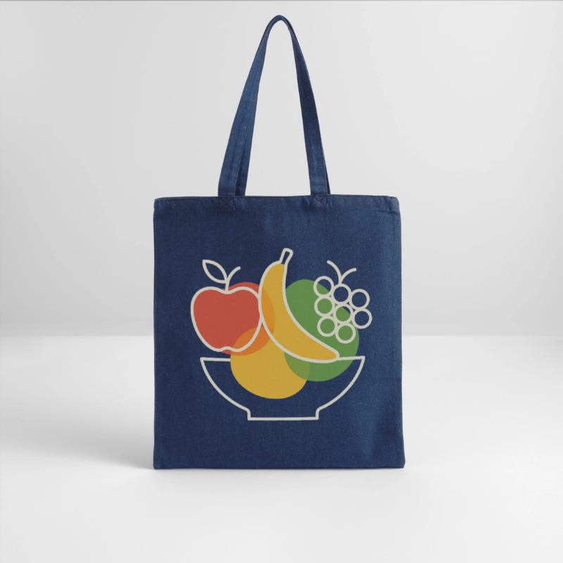 Vibrant Fruit Bowl Illustration