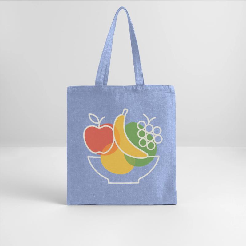 Vibrant Fruit Bowl Illustration