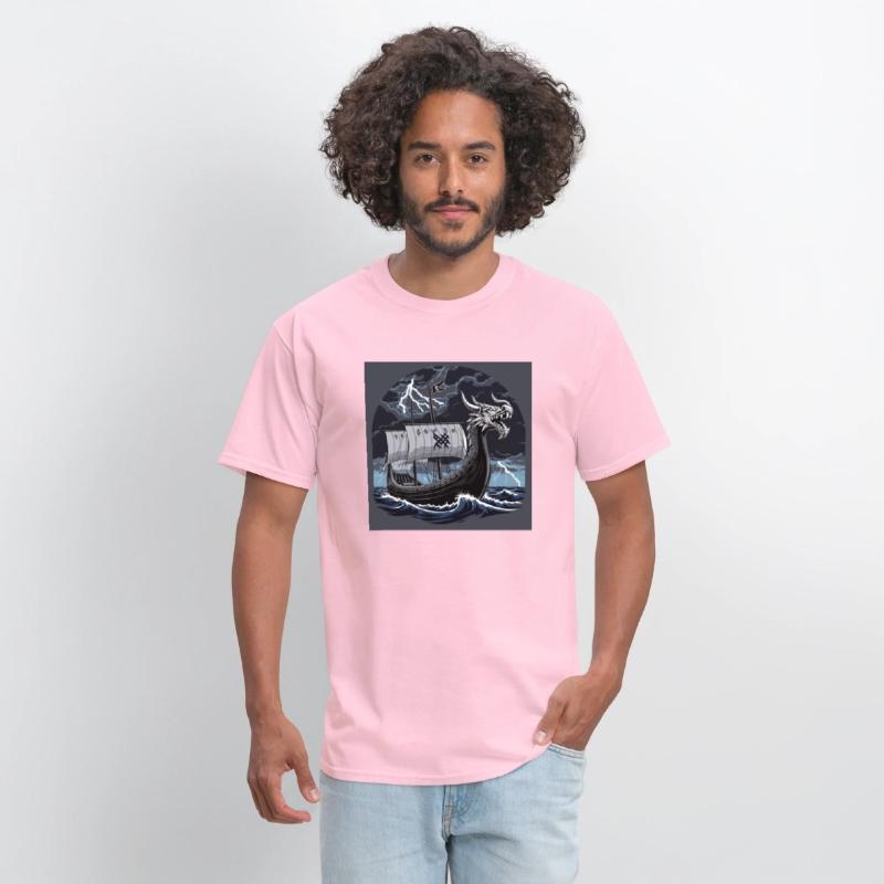 Viking Longship at Sea