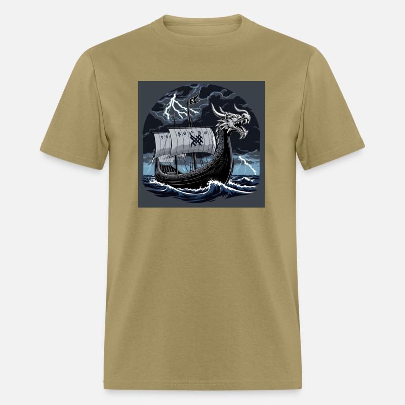 Viking Longship at Sea