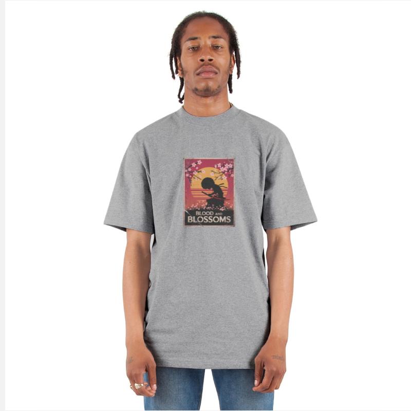 Vintage Afro Samurai Warrior - Blood And Blossoms