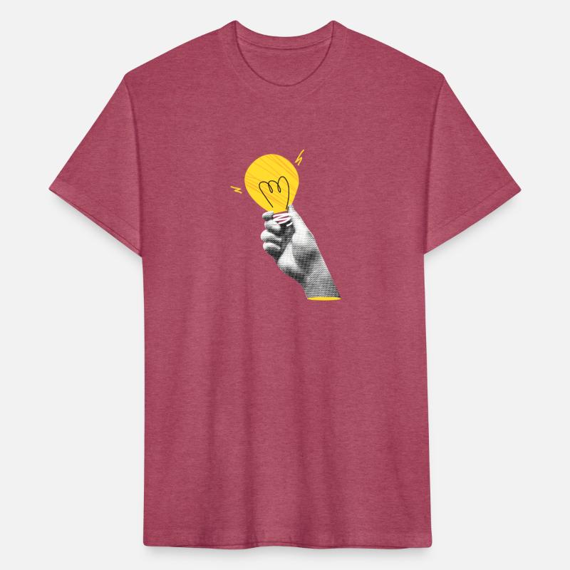 Vintage Light Bulb Halftone Collage - Idea Innovat