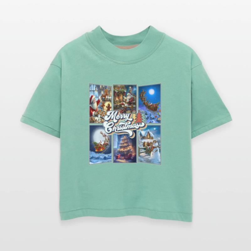 Vintage Santa Claus Merry Christmas Picture Frame