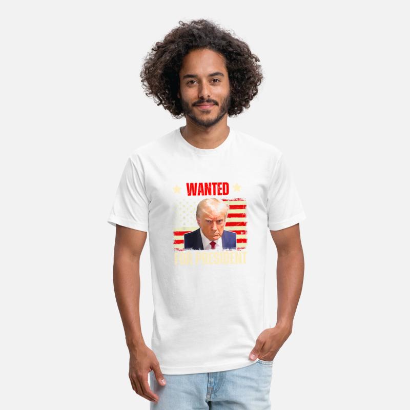 Wanted Donald Trump For President 2024 USA Flag