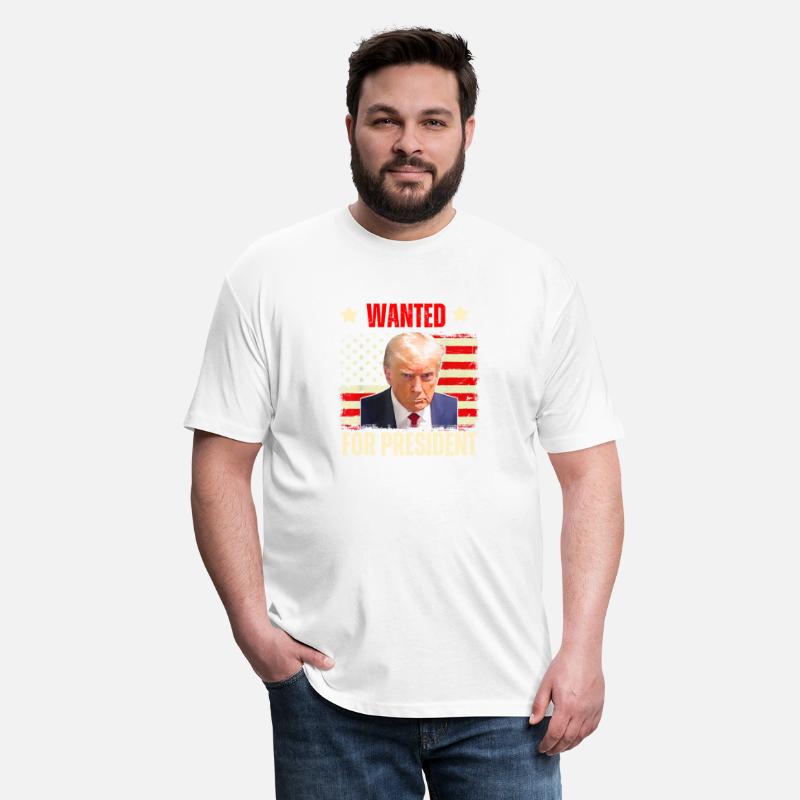 Wanted Donald Trump For President 2024 USA Flag
