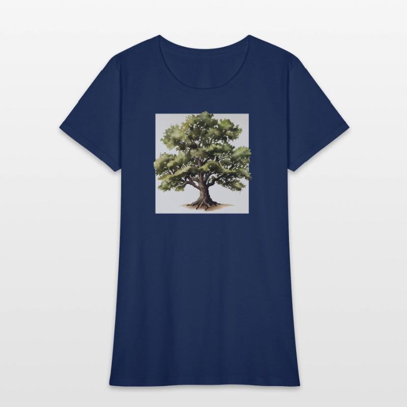 Watercolor Oak Tree Printable Art