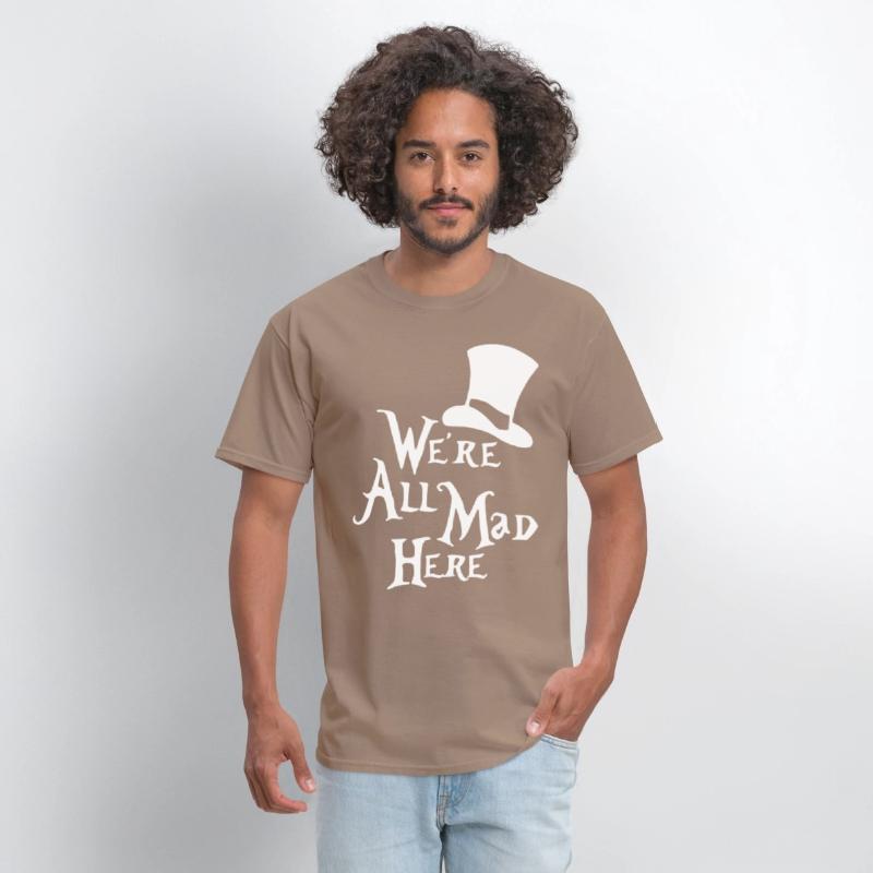 We re All Mad Here Alice in Wonderland Mad Hatter