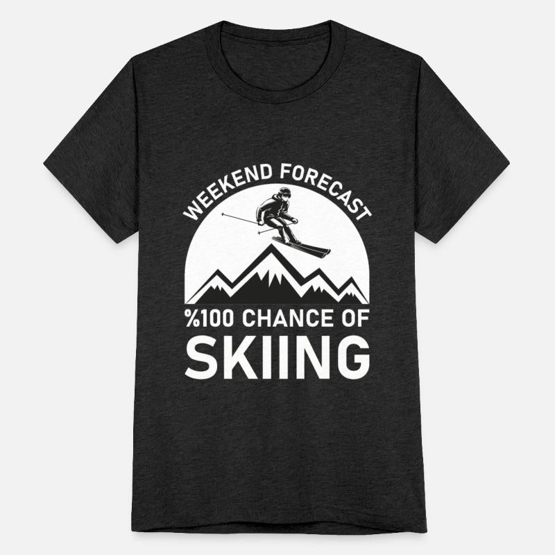 Weekend Forecast 100% Chance Of Skiing - Ski Skier