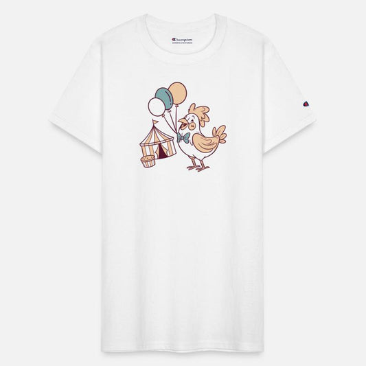 Whimsical Party Bird with Balloons