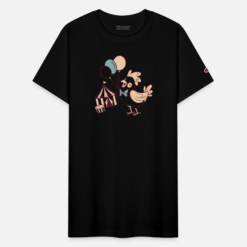 Whimsical Party Bird with Balloons