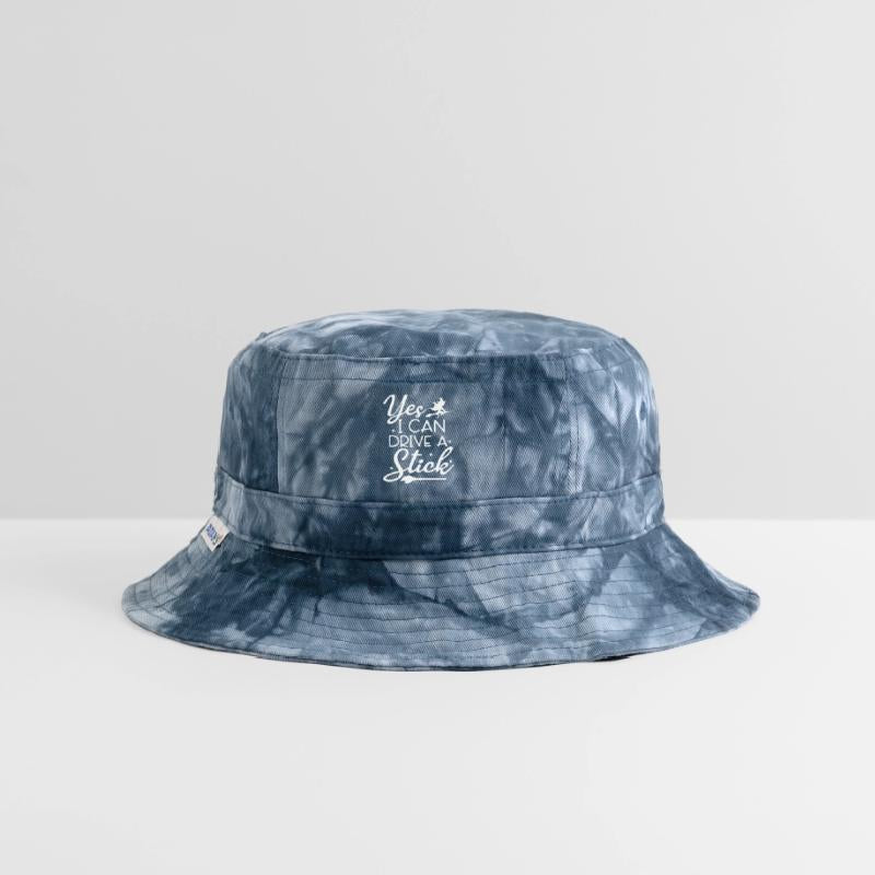 Whimsical Witch Riding Stick Figure Design